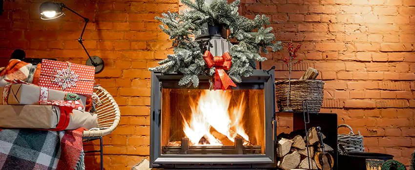 Travis Industries Linear Gas Fireplace Installation in Winchester, Virginia