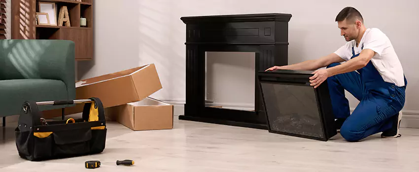 Old Rusted Metal Fireplace Repair And Replacement in Winchester, VA